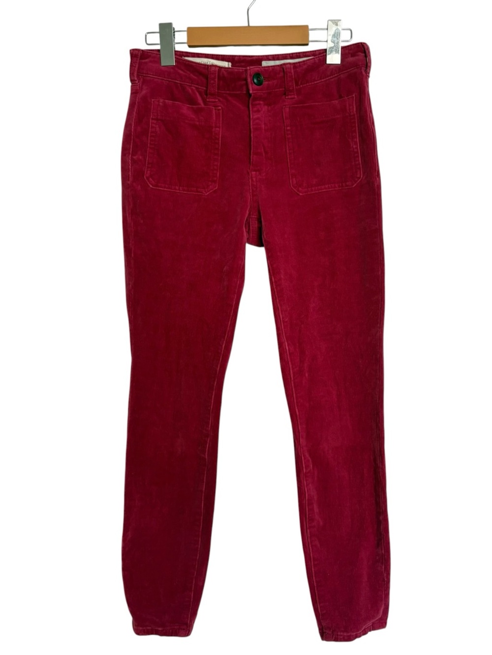 Anthropologie Pilcro High-Rise Skinny Corduroy Pants Size 26